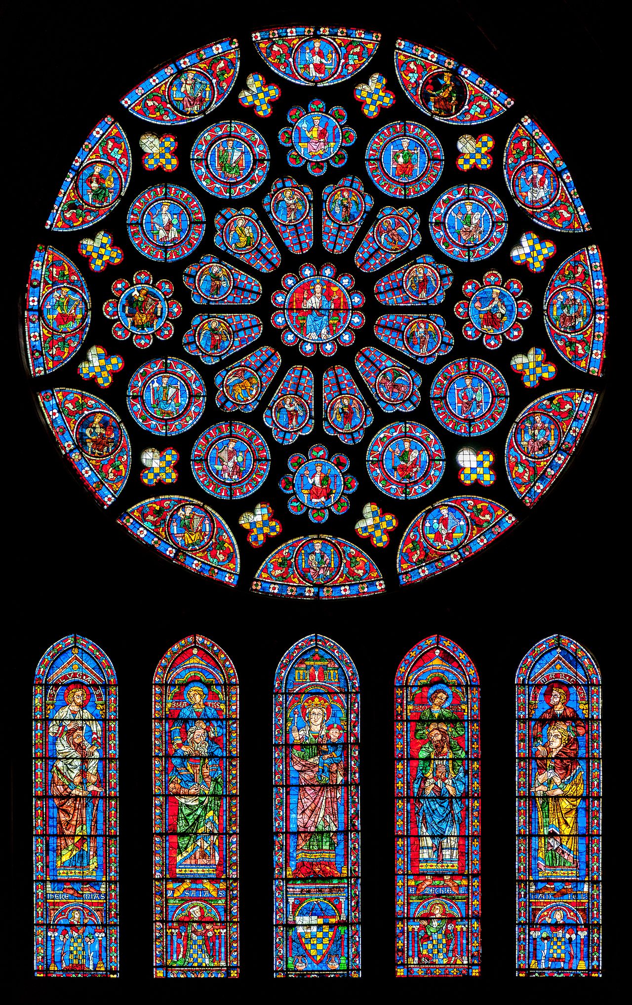 Stained glass window