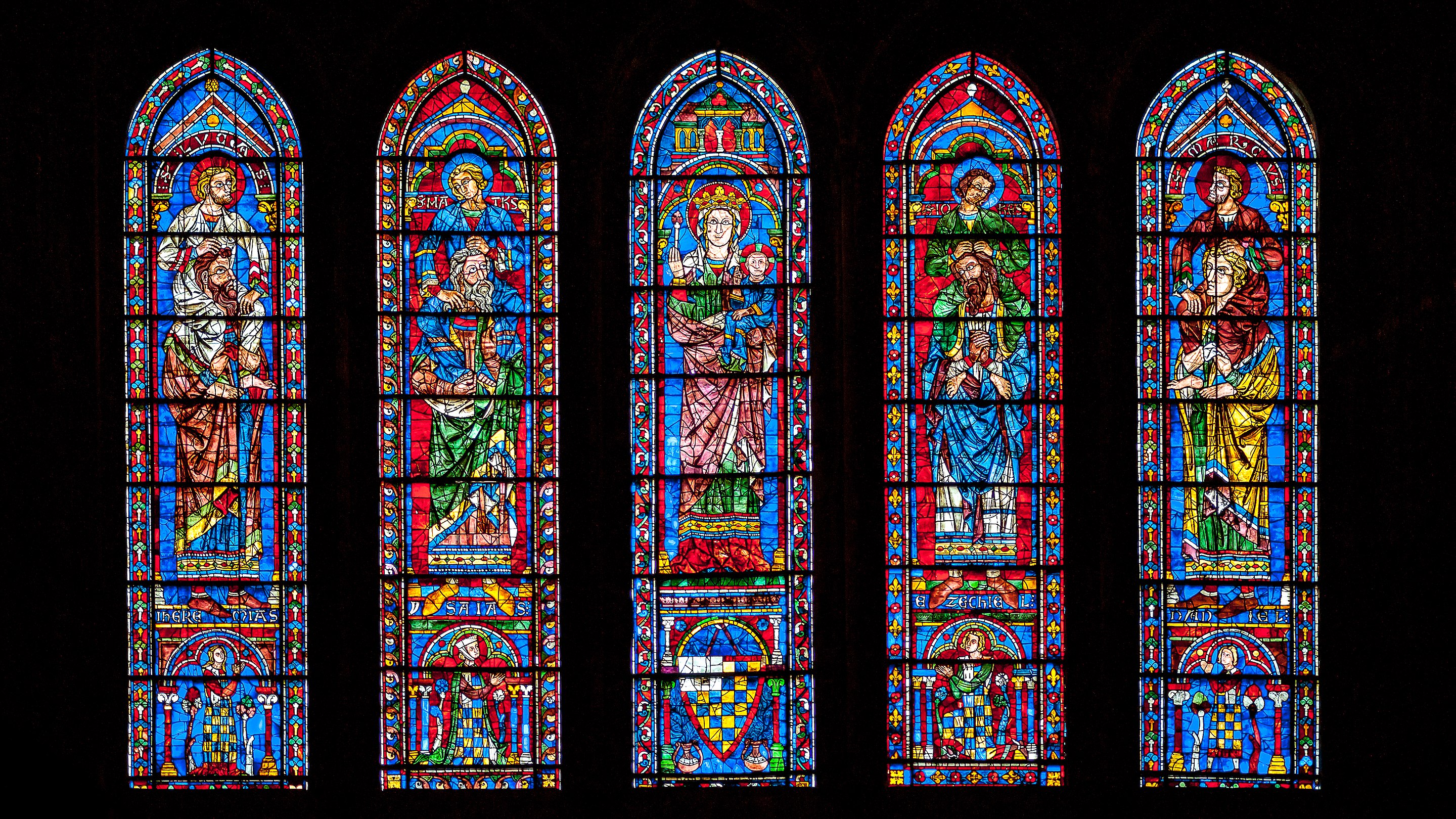 Stained glass window